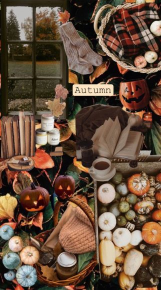 Aesthetic Fall IOS Home Screen Ideas : Leaves, Pumpkins & Hocus Pocus I ...