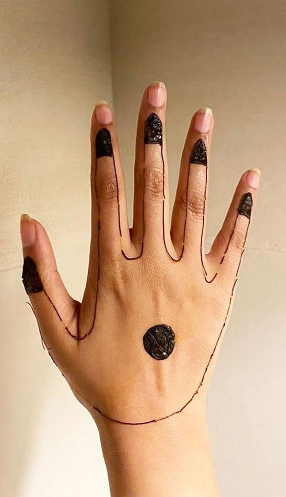 50 Timeless Allure of Henna Designs : Hand on Hand