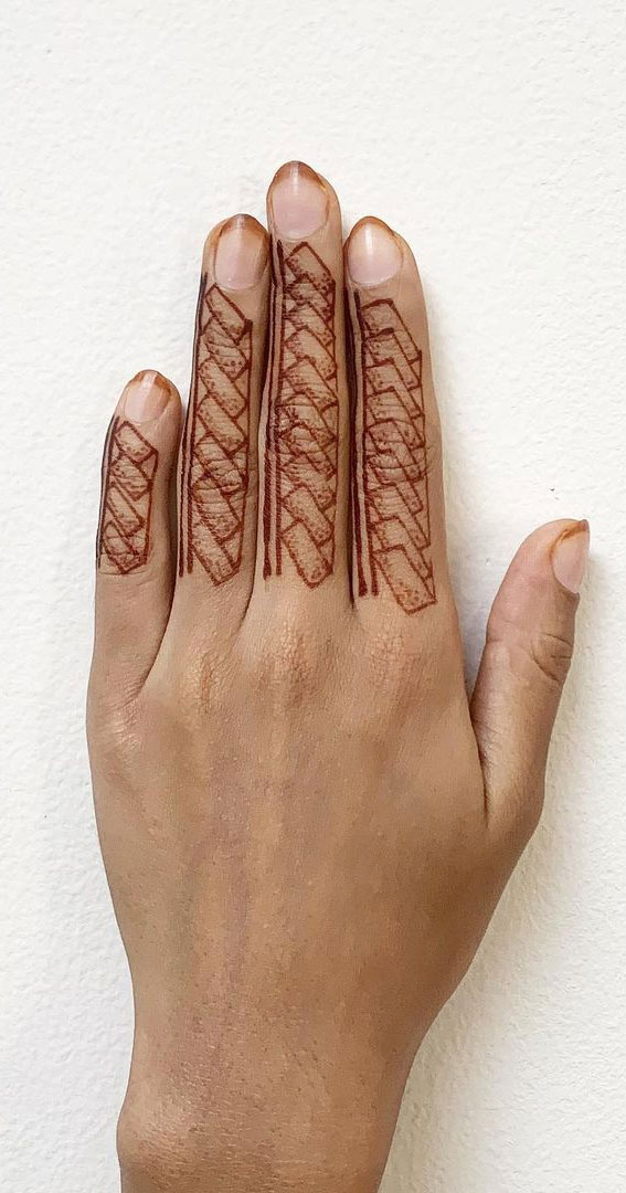 50 Timeless Allure of Henna Designs : Kenzo Tange Inspired Henna