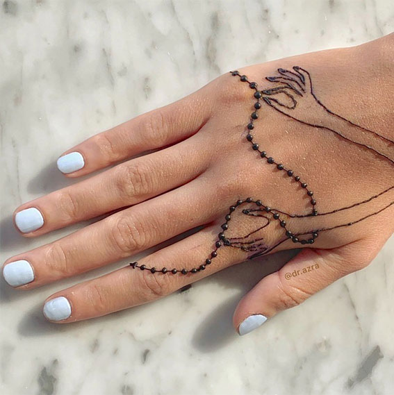 50 Timeless Allure of Henna Designs : She dropped Her Pearls