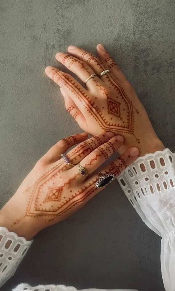 50 Timeless Allure of Henna Designs : Inspired by Moroccan Style