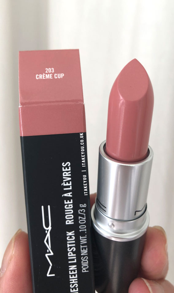Creme Cup MAC Lipstick, MAC Lipstick Shades, MAC Lipstick Colours, MAC Lipstick Swatch