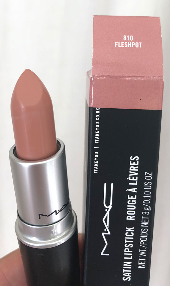Fleshpot MAC Lipstick, MAC Lipstick Shades, MAC Lipstick Colours, MAC Lipstick Swatch