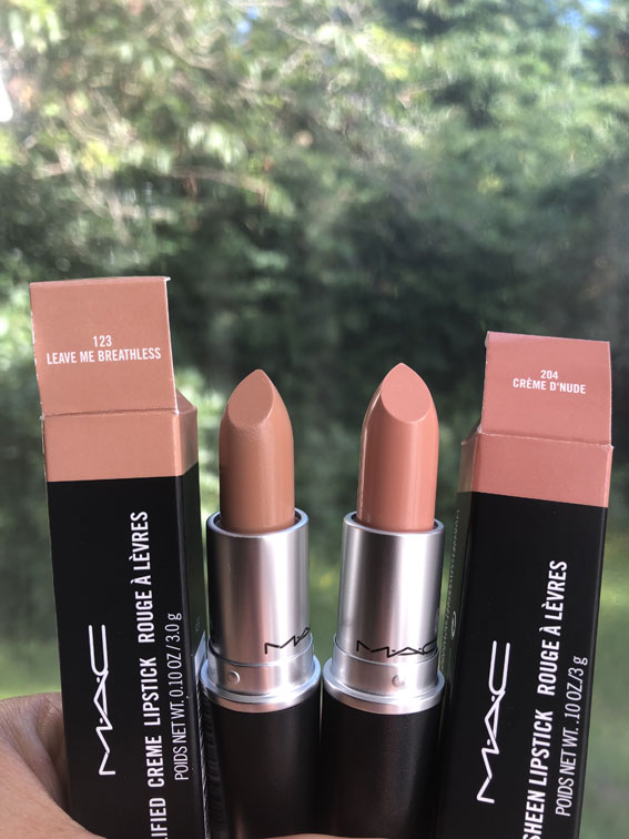 40 Transforming Your Look With MAC’s Versatile Shades : Creme D’ Nude vs Leave Me Breathless