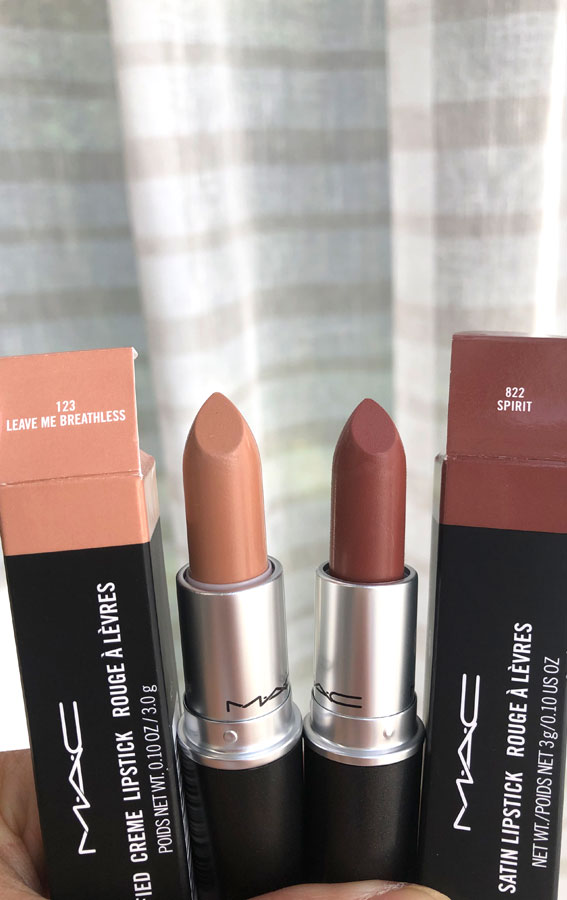 40 Transforming Your Look With MAC’s Versatile Shades : Leave Me Breathless vs Spirit Mac Lipstick