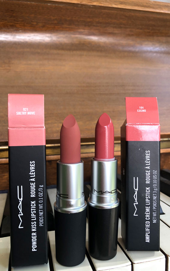 40 Transforming Your Look With MAC’s Versatile Shades : Sultry Move vs Cosmo Mac Lipstick