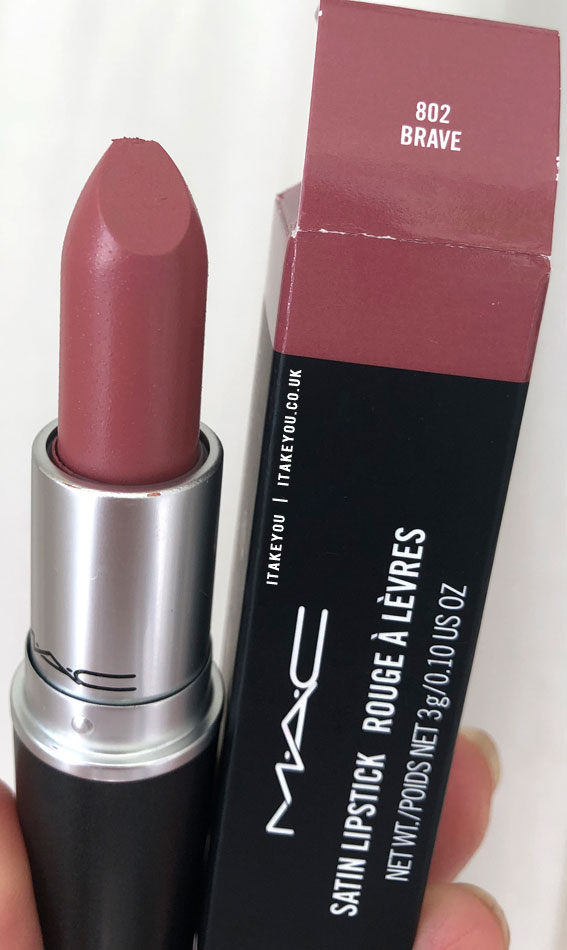  Brave MAC Lipstick, MAC Lipstick Shades, MAC Lipstick Colours, MAC Lipstick Swatch