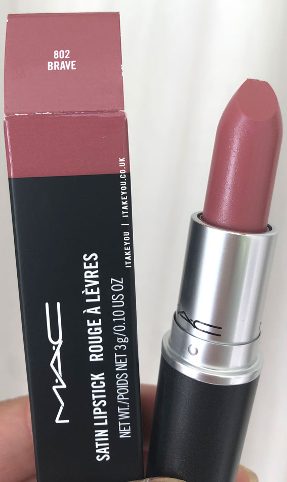 Brave MAC Lipstick, MAC Lipstick Shades, MAC Lipstick Colours, MAC Lipstick Swatch