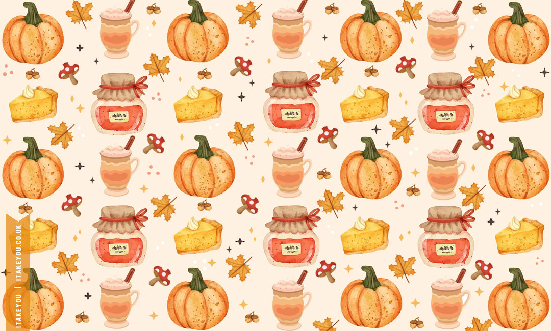 Autumn wallpaper, Autumn wallpaper ideas, Autumn aesthetic wallpaper, Fall wallpaper, Autumn illustration wallpaper, fall illustration wallpaper, autumn wallpaper for iphone, autumn wallpaper laptop, Autumn pfp, Fall wallpaper for phone