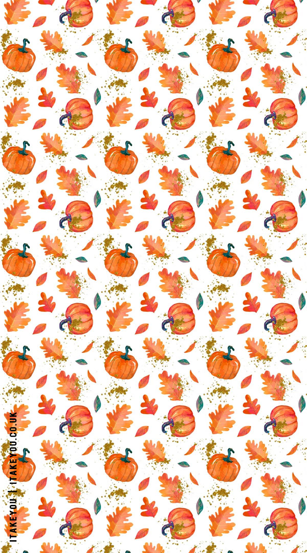 20+ Cute Autumn Wallpapers To Brighten Your Devices : Pumpkins & Fall Leaves