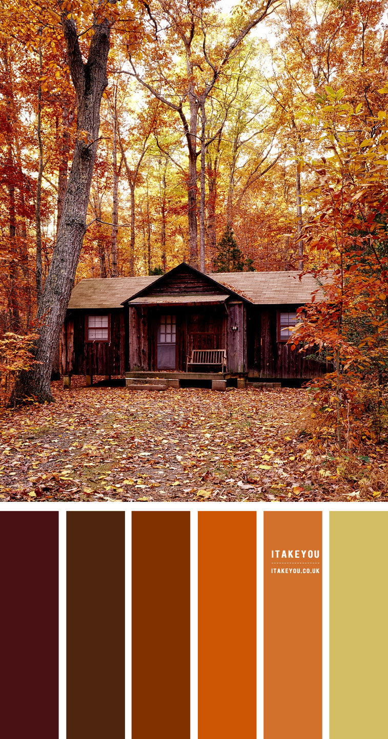 Autumn home color, fall home color palette, fall color scheme