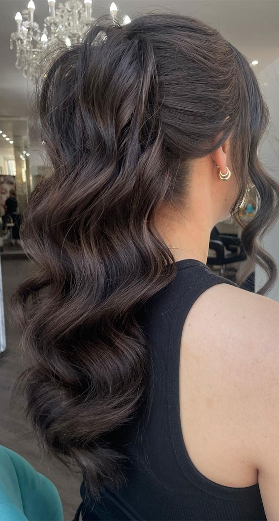 ponytail, textured ponytail, prom ponytail hairstyle, ponytail hairstyles, textured ponytail