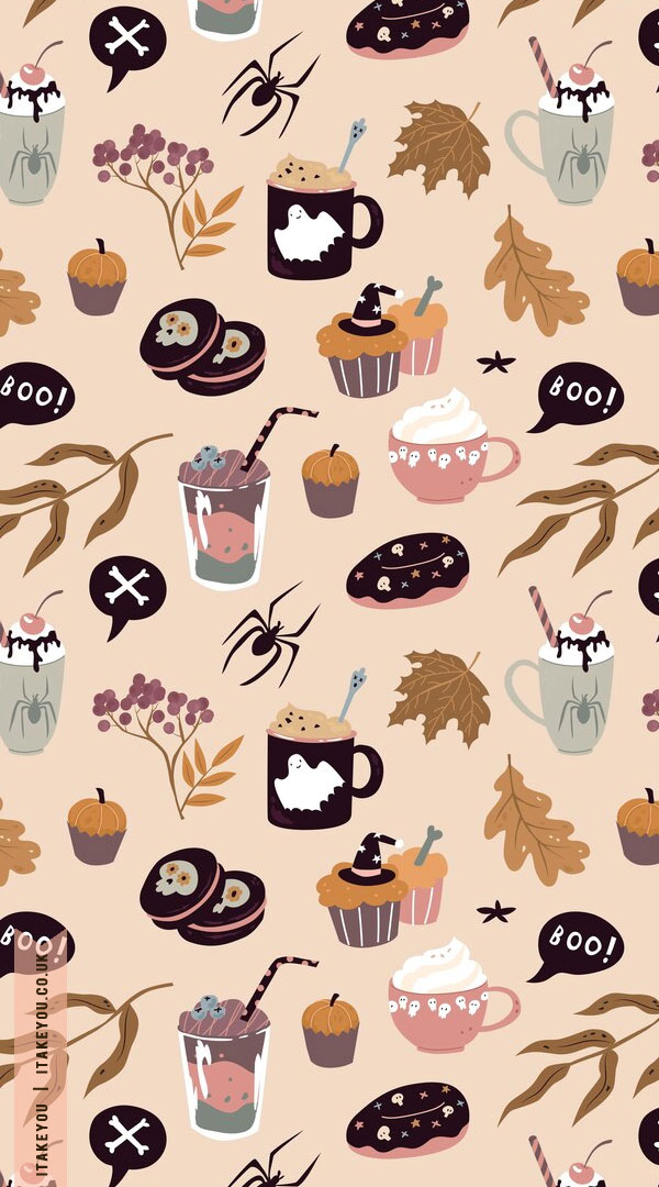 20+ Cute Autumn Wallpapers To Brighten Your Devices : Yummy Halloween Treat