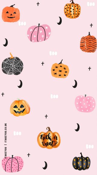 20+ Chic and Preppy Halloween Wallpaper Inspirations : Pumpkin Patch ...