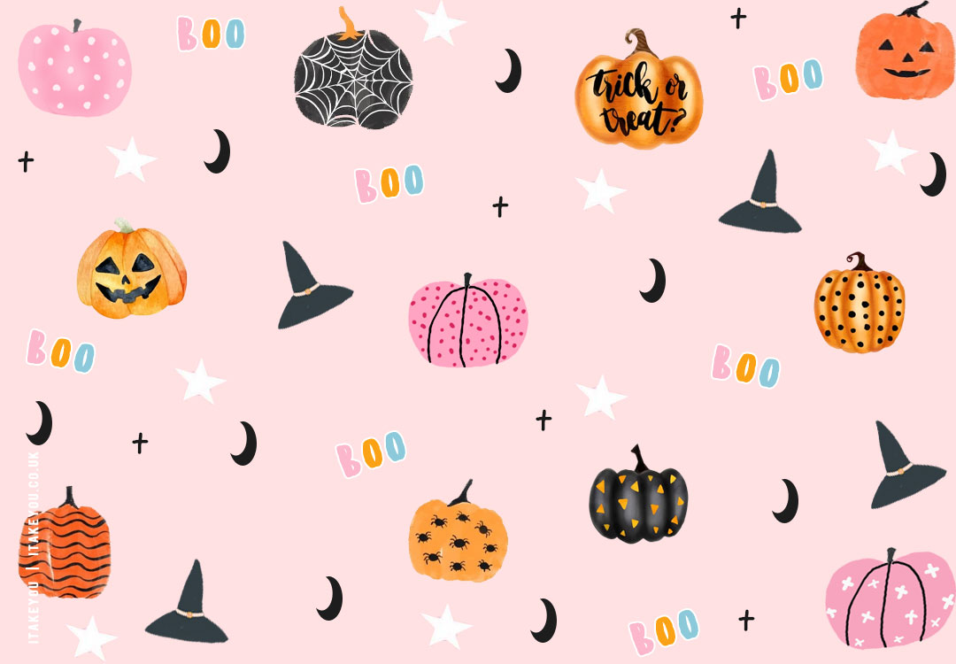 20+ Chic and Preppy Halloween Wallpaper Inspirations : A Witch's Harvest  Pretty in Pink I Take You, Wedding Readings, Wedding Ideas, Wedding  Dresses