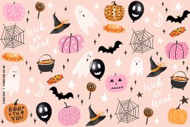 20+ Chic and Preppy Halloween Wallpaper Inspirations : Trick or Treat ...