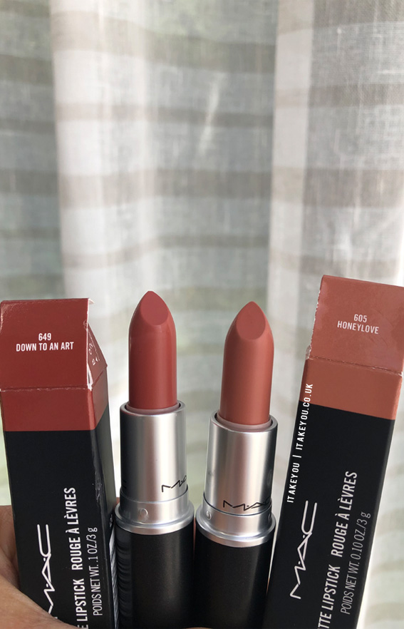 Crème Cup vs Modesty Mac Lipstick  Pink lipstick mac, Mac lipstick shades,  Beige lipstick