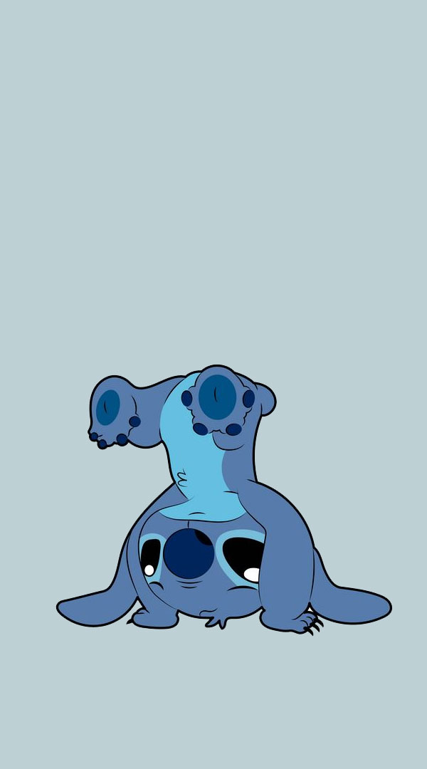 Fun And Cute Stitch Wallpapers : Stitch Hand Stand Wallpaper I