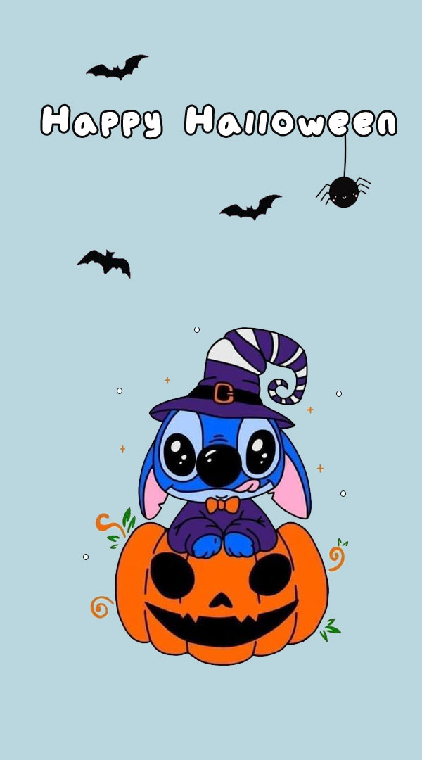 Fun And Cute Stitch Wallpapers : Happy Halloween Stitch