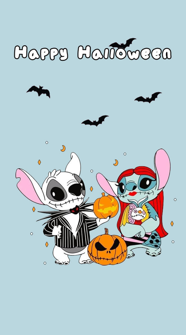 Fun And Cute Stitch Wallpapers : Jack and Sally Inspired Wallpaper
