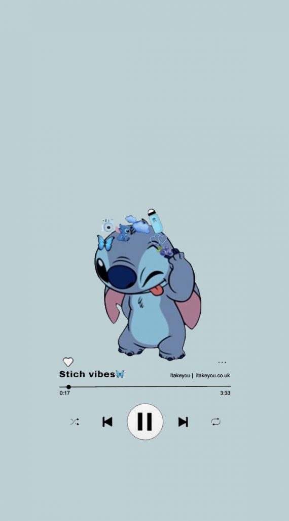 Fun And Cute Stitch Wallpapers : Stitch Vibes & Butterfly I Take You ...
