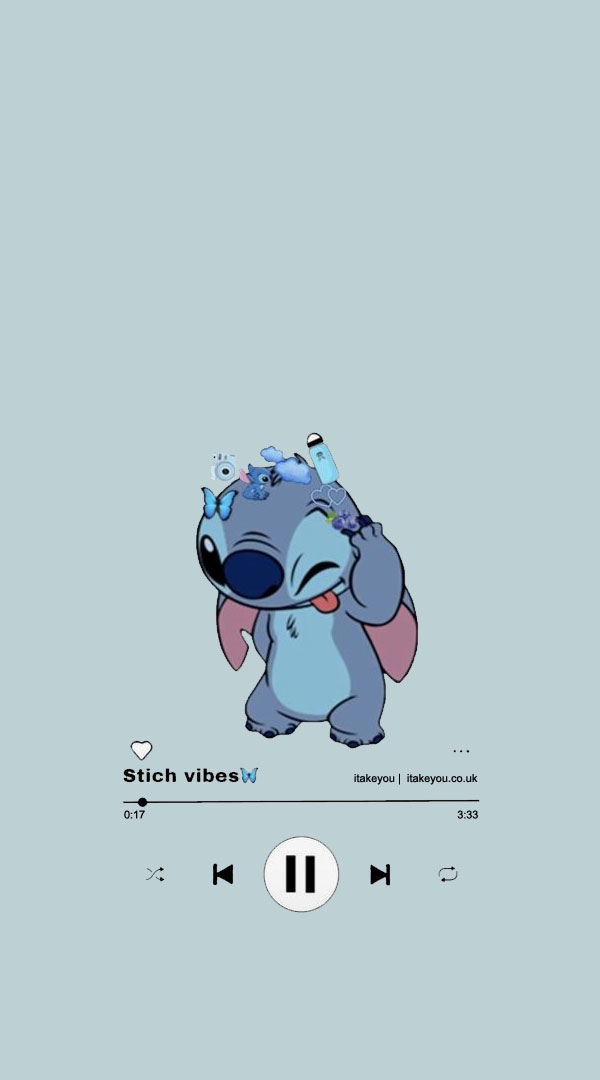 Fun And Cute Stitch Wallpapers : Stitch Vibes & Butterfly