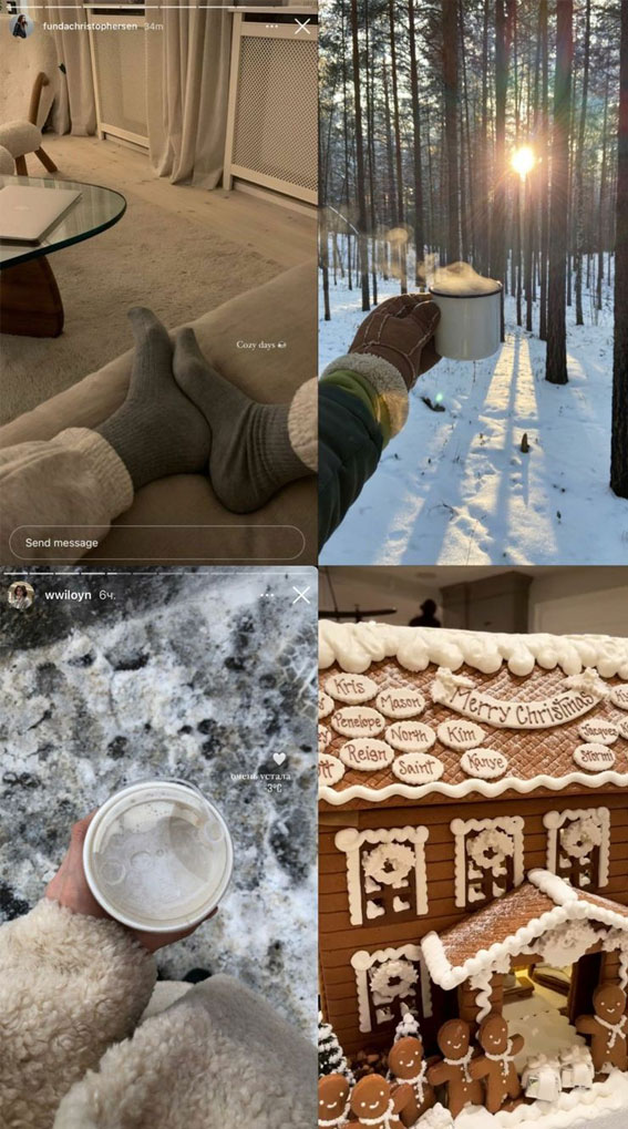 50 Snowfall Symphony Winter Collages : Gingerbread House