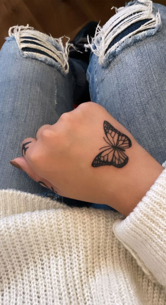Easy Butterfly Mehndi design 💓|| tattoo mehndi 2023❤️ - YouTube-sonthuy.vn