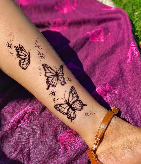 butterfly mehndi design | Janmakshar Jyotish-sonthuy.vn