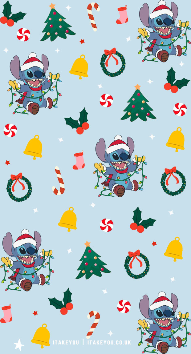 Yuletide Enchantment Festive Christmas Wallpapers For Every Device : Festive Stitch for Phone