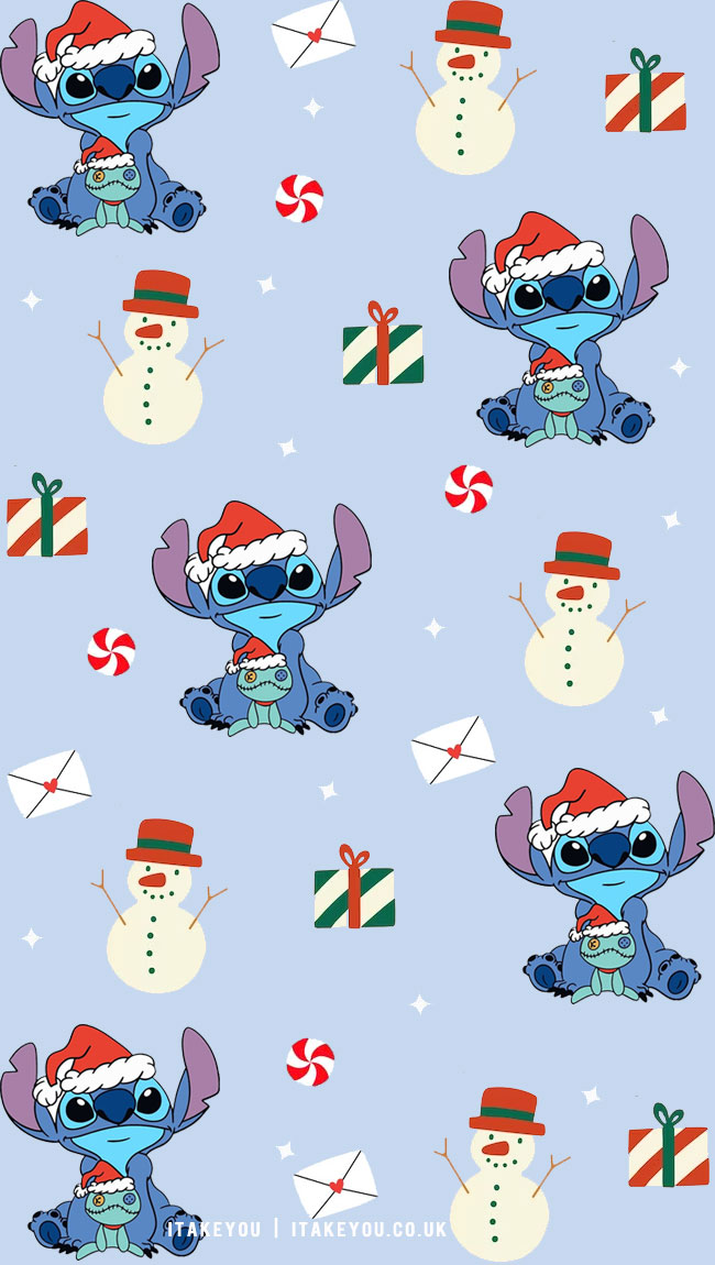 Yuletide Enchantment Festive Christmas Wallpapers For Every Device : Snowman & Stitch for iPhone