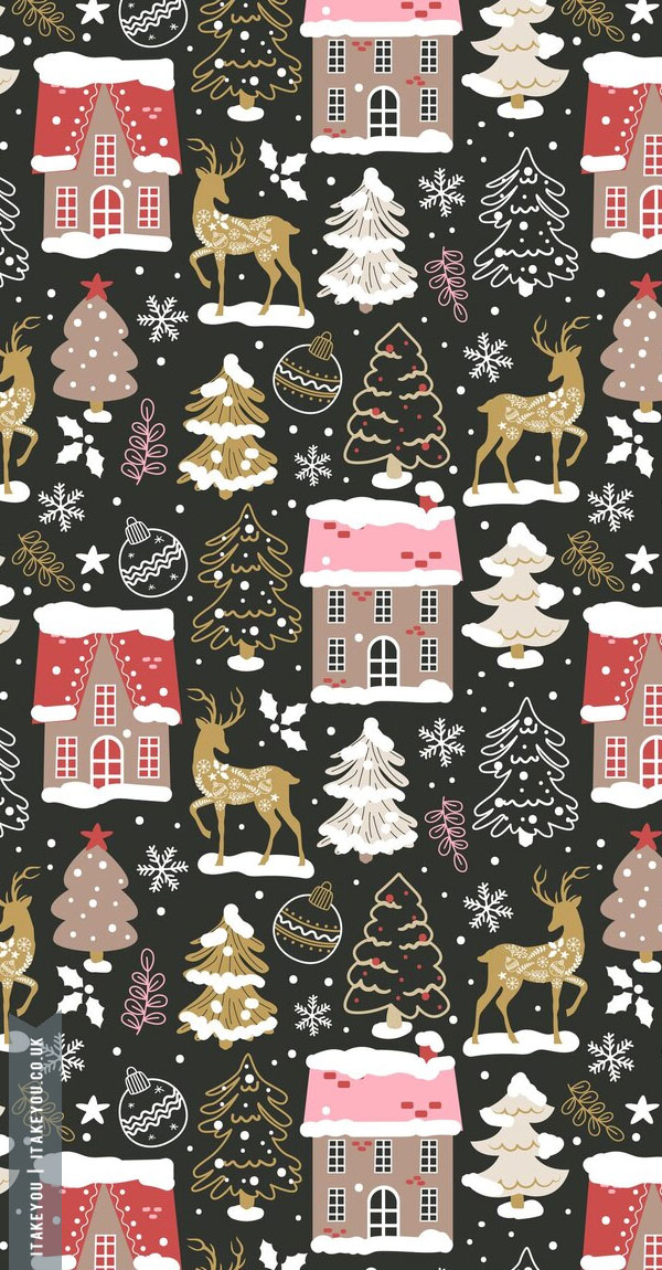 Yuletide Enchantment Festive Christmas Wallpapers for Every Device : Gingerbread House