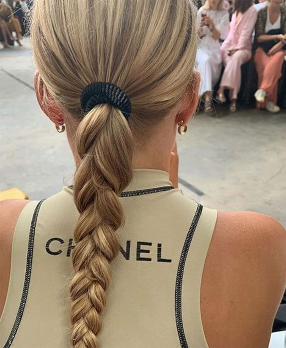 Easy and Cute Hairstyles with Allure : Easy Low Braid + Chanel Top