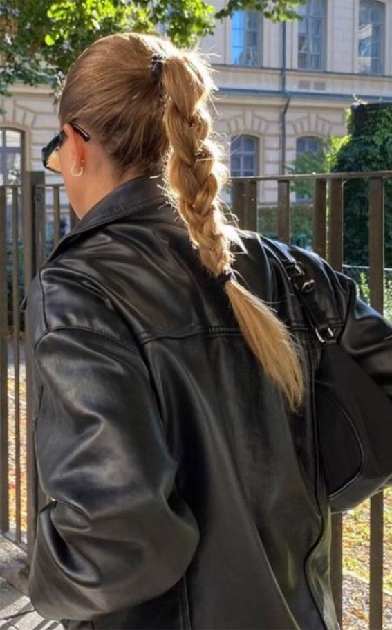 Easy and Cute Hairstyles with Allure : Sleek Braid Tail