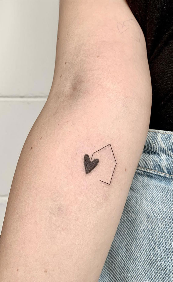 Tiny Treasures Meaningful Small Tattoo Inspirations : Love Letter