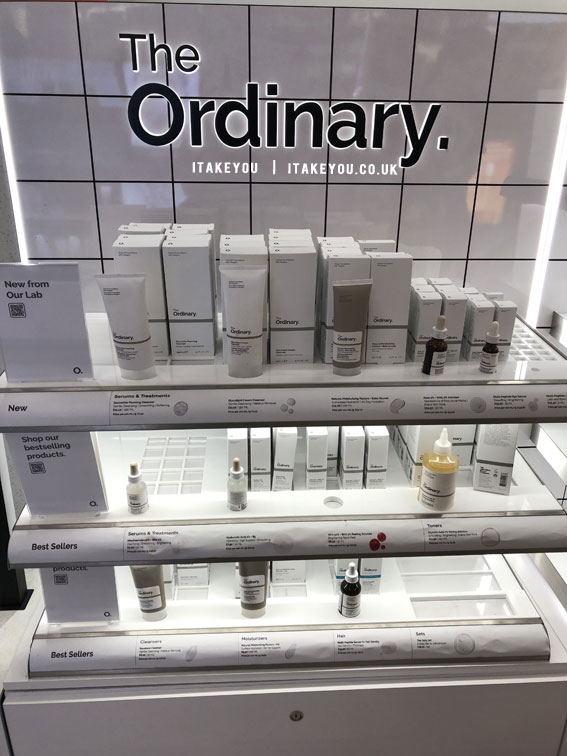 Shelf Envy Capturing the Allure of Beauty Aisles : The Ordinary