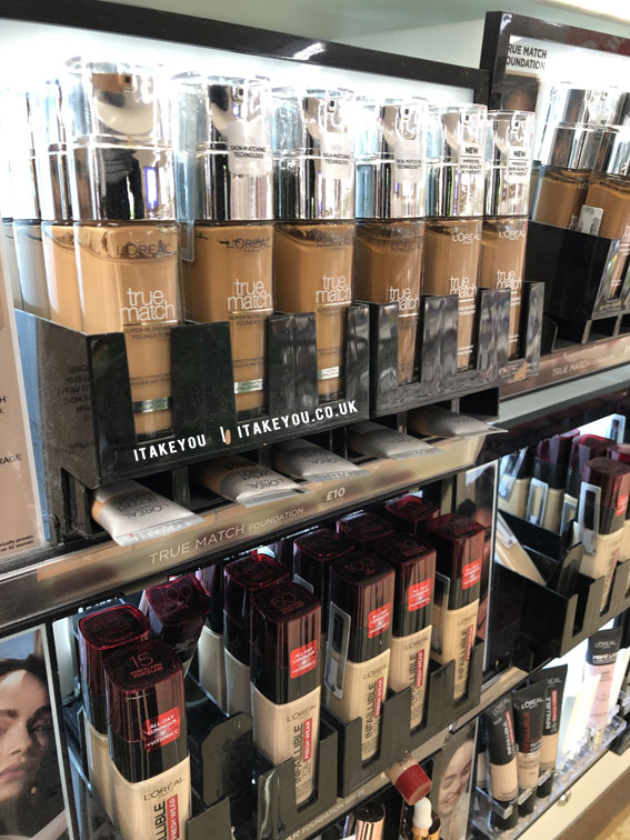 Shelf Envy Capturing the Allure of Beauty Aisles : Loreal Foundation
