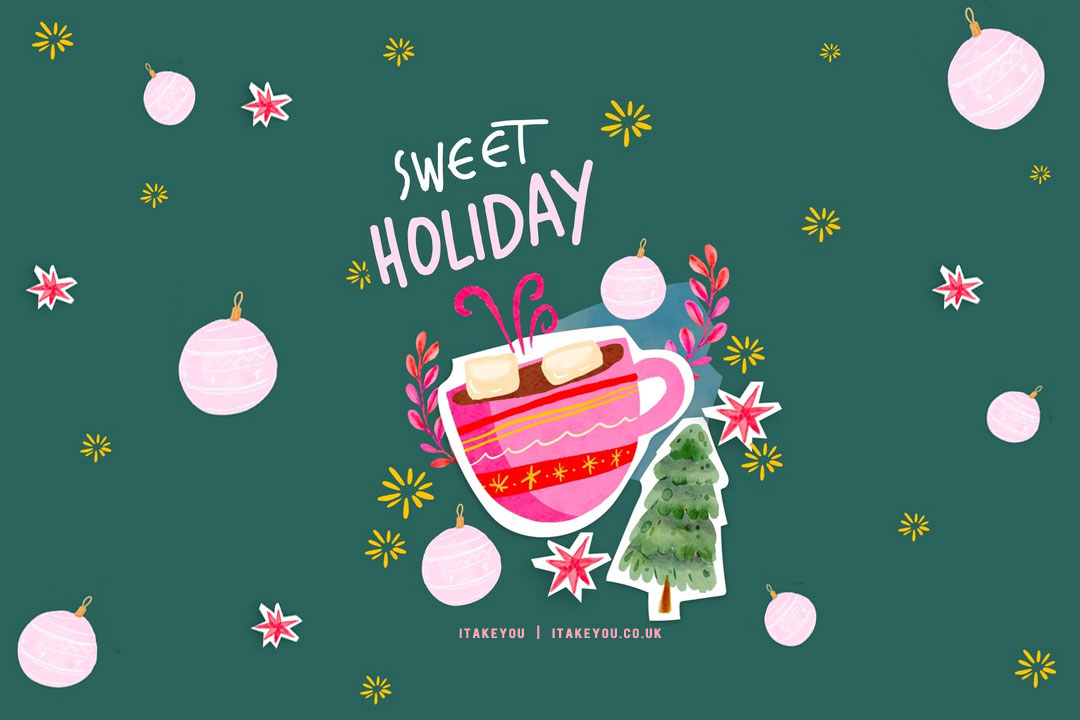 Festive Sip And Sweet Wallpapers Wonderland : Sweet Holiday Wallpaper