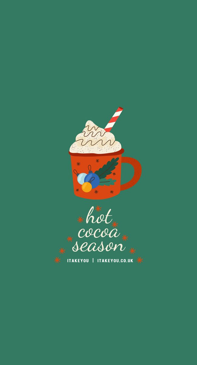 Festive Sip And Sweet Wallpapers Wonderland : Hot Cocoa Season Wallpaper for Phone