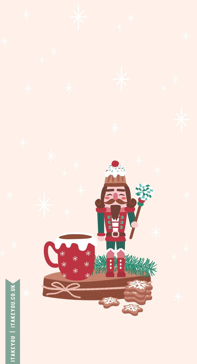 Festive Sip and Sweet Wallpapers Wonderland : Nutcracker Biscuits and Sweets