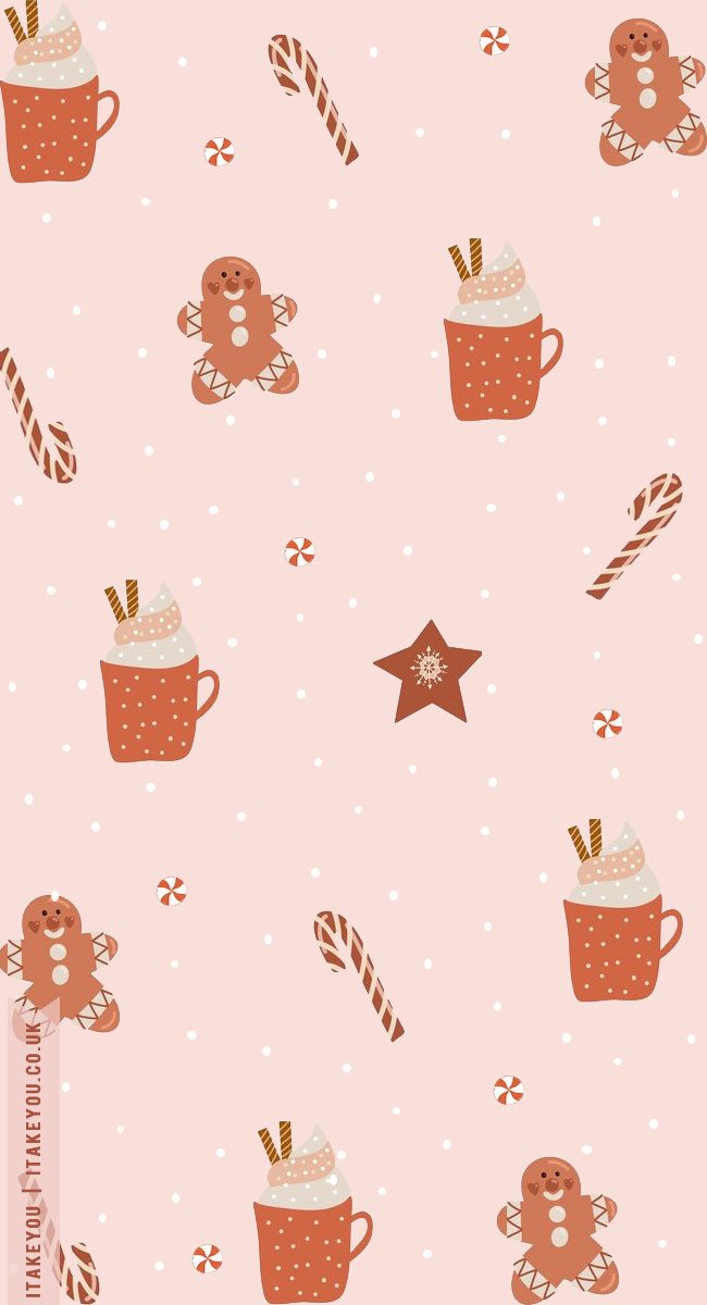 Festive Sip and Sweet Wallpapers Wonderland : Festive Delight Wallpaper for iPhone & Phone