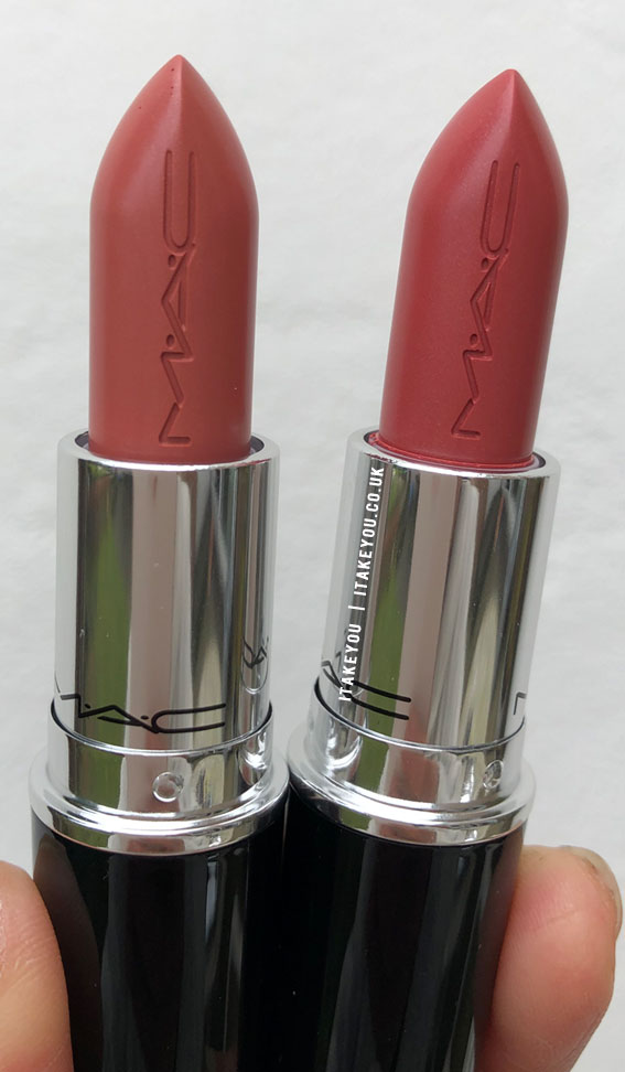 Well, Well, Well vs Can you Tell, mac lipstick, mac lipstick shades, new mac lipstick, mac lipstick color