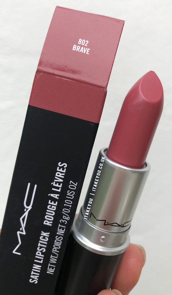 brave mac lipstick, brave satin mac lipstick, mac lipstick, mac lipstick shades, mac lipstick colour