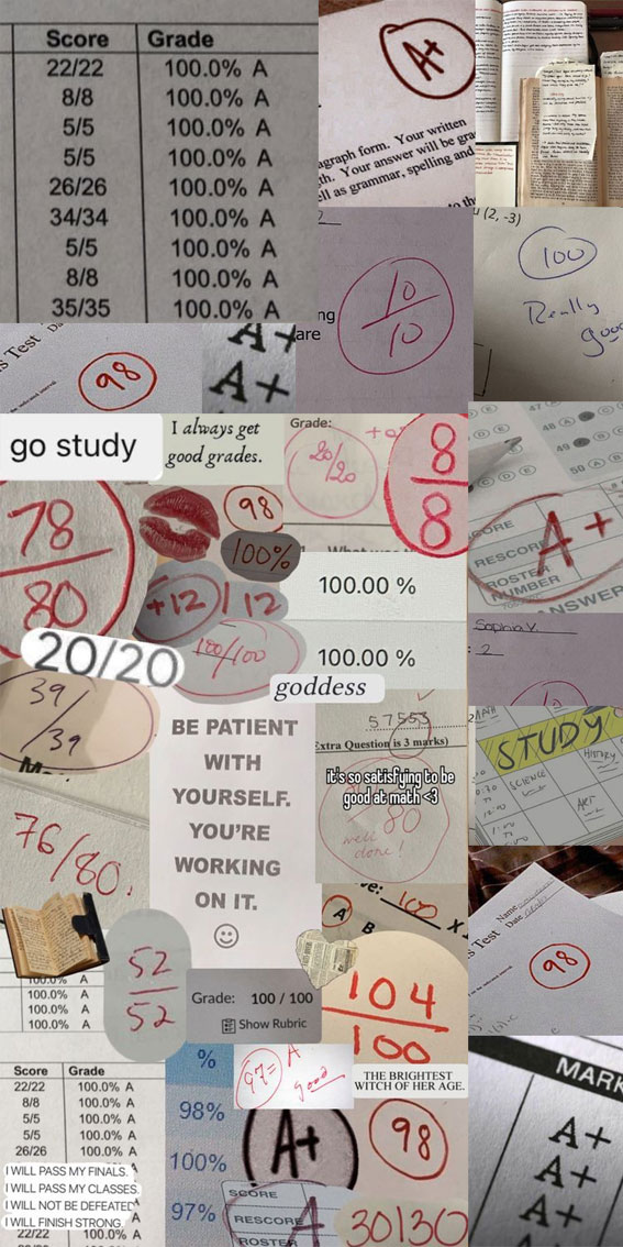Aspiring Minds Study Goals Collages : Consistent Study Schedule
