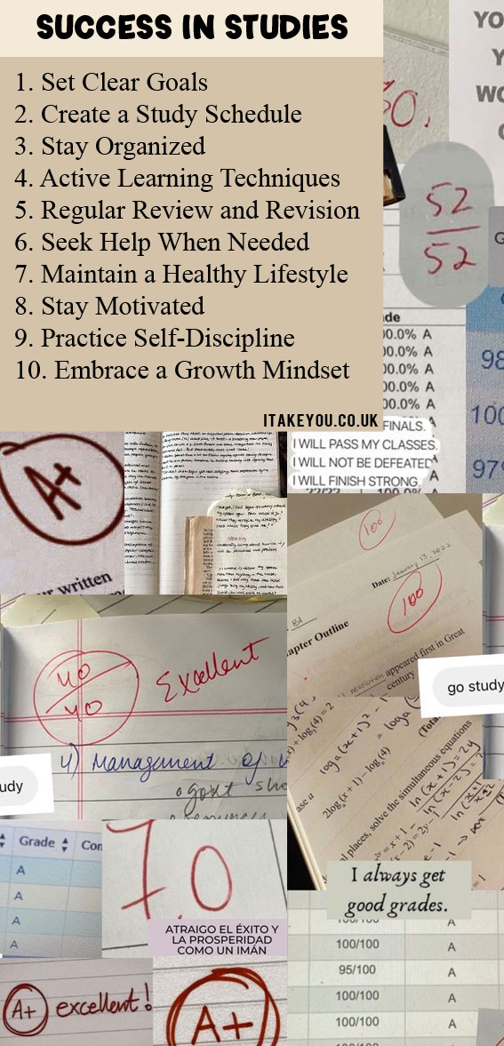 Aspiring Minds Study Goals Collages : 10 Ways Success in Studies I Take ...