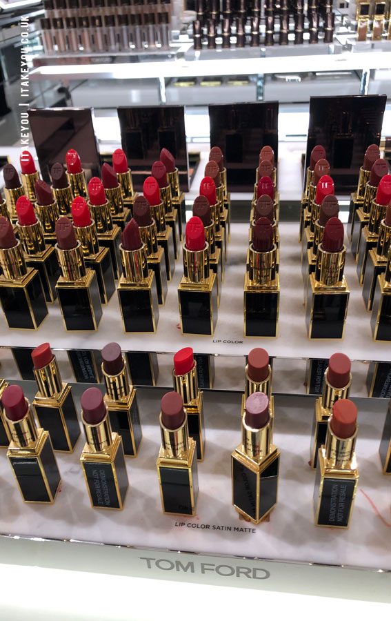 A Snapshot of Beauty Essentials : Tom Ford Lipstick Colors