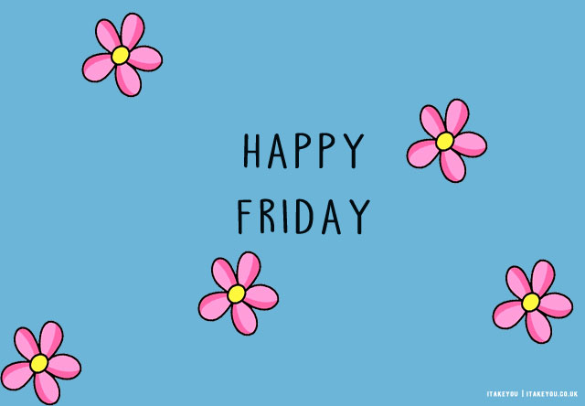 15 Sparking Joy With Happy Friday Images : Pink Flower Happy Friday