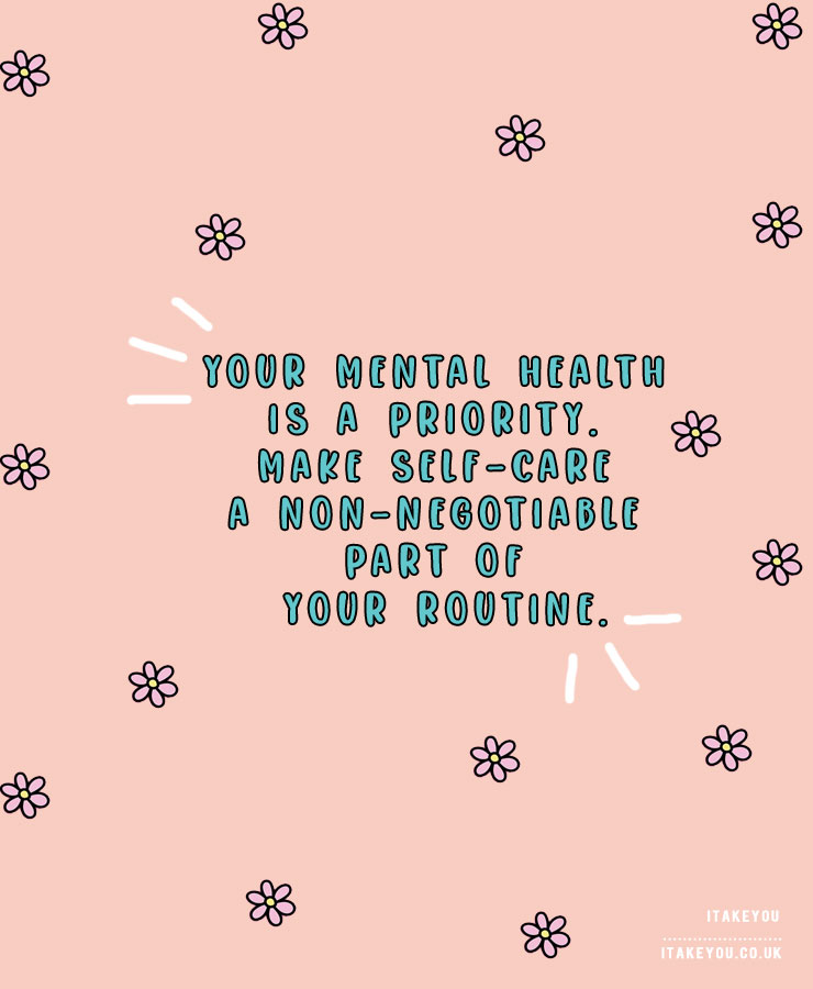 mental health quotes, short mental health quotes, mental health quotes positive, take care of your mental health quotes, positive quotes, self, prioritize your mental health quote, cute mental health quote images, Mindfulness is a gift you give yourself. Unwrap it daily for inner peace