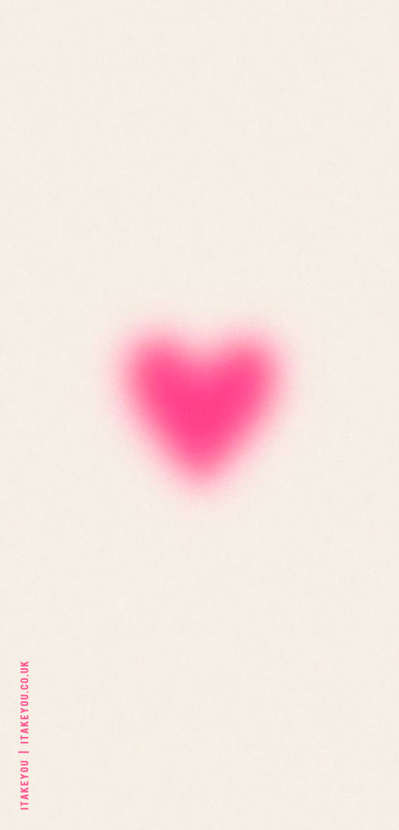 Neutral Wallpapers That Are Timeless Elegance For Every Device : Pink Aura Heart