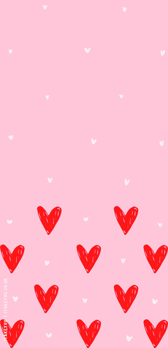 Enchanting Valentine’s Wallpaper Inspirations : Ombre Pink Wallpaper